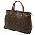 Sac à main Louis Vuitton Monogram Pallas Marron Noir - vue 2