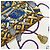 Hermès Hermes Carre 90 LES TAMBOURS Scarf Blue Multiple colors - view 6