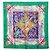 Hermès Lenço Hermes Carre 90 Tropiques Tropical Multicor Verde