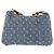 LOUIS VUITTON Monogram Denim Buggy PM Shoulder Bag Blue M95049 LV Auth 207666A Azul - vista 2