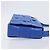 Bottega Veneta MAXI INTRECCIATO Cassette Shoulder Bag Leather Blue Silver Auth LN028V Silvery - view 3