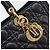 Christian Dior Cannage Lady Dior Large Hand Bag Lamb Skin Black Auth 207683V Nero - vista 17