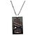 LOUIS VUITTON Collana Pendente Cape Town Metallo Argento M66199 LV Auth ar14337V