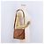 Autre Marque Bolsa de ombro Saint Laurent em couro marrom tom dourado Auth ka6428A - vista 30