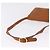 Autre Marque Bolsa de ombro Saint Laurent em couro marrom tom dourado Auth ka6428A - vista 9