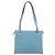 Saco Tote LOEWE em couro azul claro dourado Auth bs37496A - vista 2