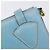 Saco Tote LOEWE em couro azul claro dourado Auth bs37496A - vista 20
