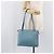 Saco Tote LOEWE em couro azul claro dourado Auth bs37496A - vista 29