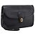 Borsa Clutch Coach in Pelle Nera Tono Oro Auth 207714 Nero