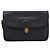 Borsa Clutch Coach in Pelle Nera Tono Oro Auth 207714 Nero - vista 13