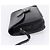 Borsa Clutch Coach in Pelle Nera Tono Oro Auth 207714 Nero - vista 3