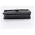 Borsa Clutch Coach in Pelle Nera Tono Oro Auth 207714 Nero - vista 6
