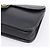 Borsa Clutch Coach in Pelle Nera Tono Oro Auth 207714 Nero - vista 7