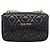 Bolsa de Ombro com Corrente Miu Miu Couro Preto Dourado Auth 207621SAM - vista 13