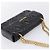 Bolsa de Ombro com Corrente Miu Miu Couro Preto Dourado Auth 207621SAM - vista 6