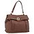 Autre Marque Borsa a mano Saint Laurent Muse toe in pelle marrone e oro autentica am12717A D'oro