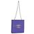 Borsa a tracolla CHANEL Hologram Chain in vinile viola argento CC Auth 207620A