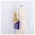 Borsa a tracolla CHANEL Hologram Chain in vinile viola argento CC Auth 207620A - vista 22