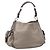 PRADA Schultertasche aus Leder Silber BR3353 Auth am12759V