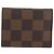 LOUIS VUITTON Damier Ebene Gemelos Silver Auth 206661V Plata - vista 2