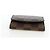 LOUIS VUITTON Damier Ebene Gemelos Silver Auth 206661V Plata - vista 6