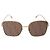 FENDI Sonnenbrille Metal Gold Tone Auth BA16153M - Ansicht 13