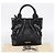 Borsa a mano BURBERRY in pelle 2way Nera Tono Oro Auth BA16124A Nero - vista 12