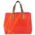 LOUIS VUITTON Monogram Vernis Fluo Reade PM Hand Bag Rose M91903 LV Auth 205868 Castaño - vista 13