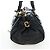 Chloé Bolso Chloe Paddington de cuero negro oro plata Auth BA16003V Dorado - vista 3