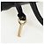 Chloé Bolso Chloe Paddington de cuero negro oro plata Auth BA16003V Dorado - vista 8