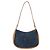 Céline Bolsa de mão CELINE C Macadam Suede Blue Gold Tone Auth ka6473A Azul - vista 2