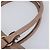 Borsa Salvatore Ferragamo Gancini in pelle beige e oro autentica bs37485 - vista 10