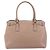 Borsa Salvatore Ferragamo Gancini in pelle beige e oro autentica bs37485 - vista 2