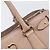 Borsa Salvatore Ferragamo Gancini in pelle beige e oro autentica bs37485 - vista 21