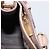 Borsa Salvatore Ferragamo Gancini in pelle beige e oro autentica bs37485 - vista 26