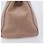 Borsa Salvatore Ferragamo Gancini in pelle beige e oro autentica bs37485 - vista 4