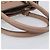 Borsa Salvatore Ferragamo Gancini in pelle beige e oro autentica bs37485 - vista 9