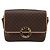 Céline Borsa a tracolla CELINE Macadam Canvas PVC Leather Brown Gold Auth 205063V Marrone D'oro - vista 13
