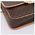 Céline Borsa a tracolla CELINE Macadam Canvas PVC Leather Brown Gold Auth 205063V Marrone D'oro - vista 15