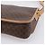 Céline Borsa a tracolla CELINE Macadam Canvas PVC Leather Brown Gold Auth 205063V Marrone D'oro - vista 16