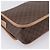 Céline Borsa a tracolla CELINE Macadam Canvas PVC Leather Brown Gold Auth 205063V Marrone D'oro - vista 17