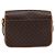 Céline Borsa a tracolla CELINE Macadam Canvas PVC Leather Brown Gold Auth 205063V Marrone D'oro - vista 2