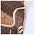 Céline Borsa a tracolla CELINE Macadam Canvas PVC Leather Brown Gold Auth 205063V Marrone D'oro - vista 20