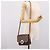 Céline Borsa a tracolla CELINE Macadam Canvas PVC Leather Brown Gold Auth 205063V Marrone D'oro - vista 25