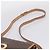 Céline Borsa a tracolla CELINE Macadam Canvas PVC Leather Brown Gold Auth 205063V Marrone D'oro - vista 8