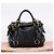 Bolsa de mão Miu Miu em couro 2way preta tom dourado Auth 167724SAM Preto - vista 12