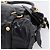 Bolsa de mão Miu Miu em couro 2way preta tom dourado Auth 167724SAM Preto - vista 19