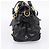 Bolsa de mão Miu Miu em couro 2way preta tom dourado Auth 167724SAM Preto - vista 4