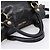 Bolsa de mão Miu Miu em couro 2way preta tom dourado Auth 167724SAM Preto - vista 7
