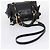 Bolsa de mão Miu Miu em couro 2way preta tom dourado Auth 167724SAM Preto - vista 9